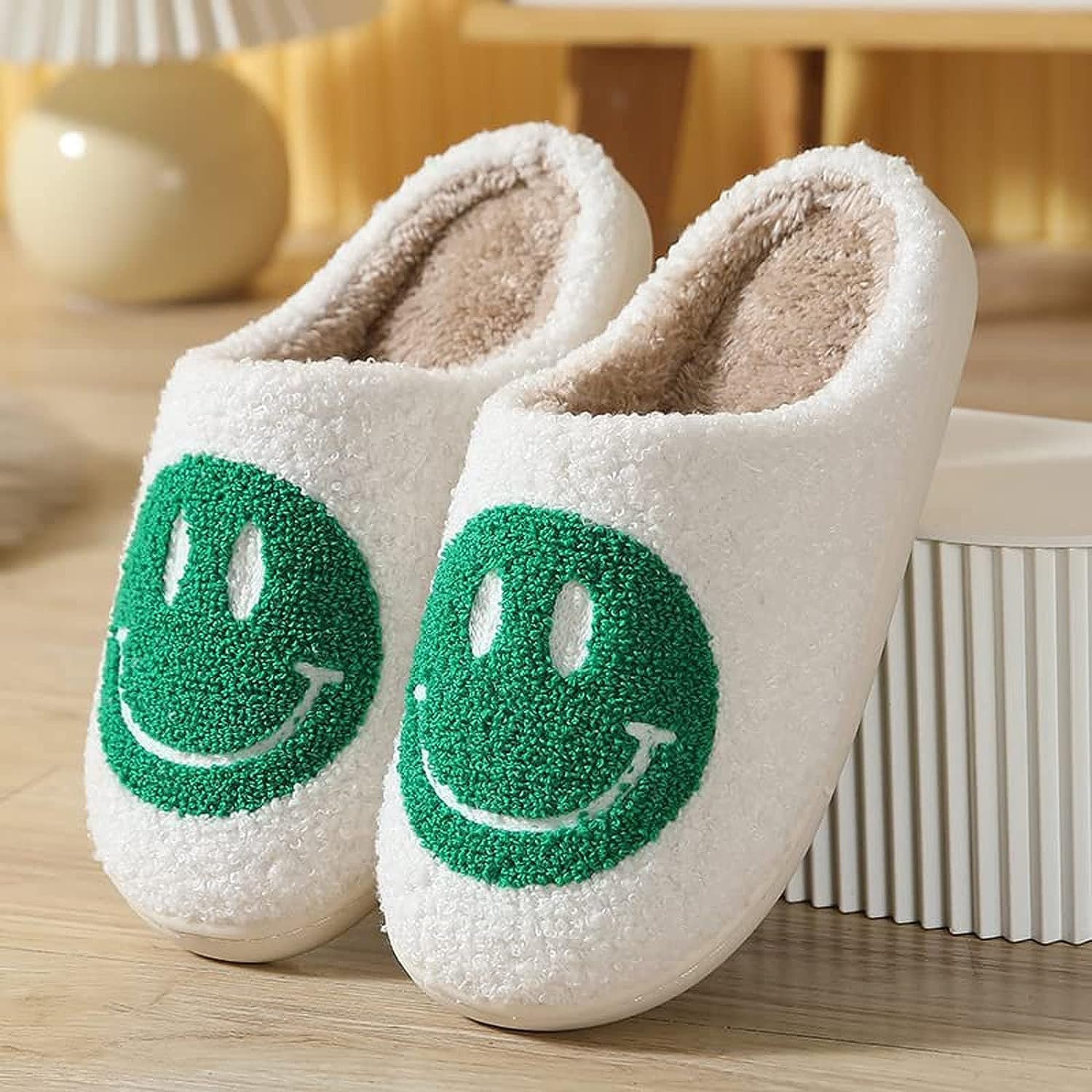 Smiley Face Slippers